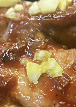 A picture of Hawaiian BBQ Boneless Pork Ribs.
