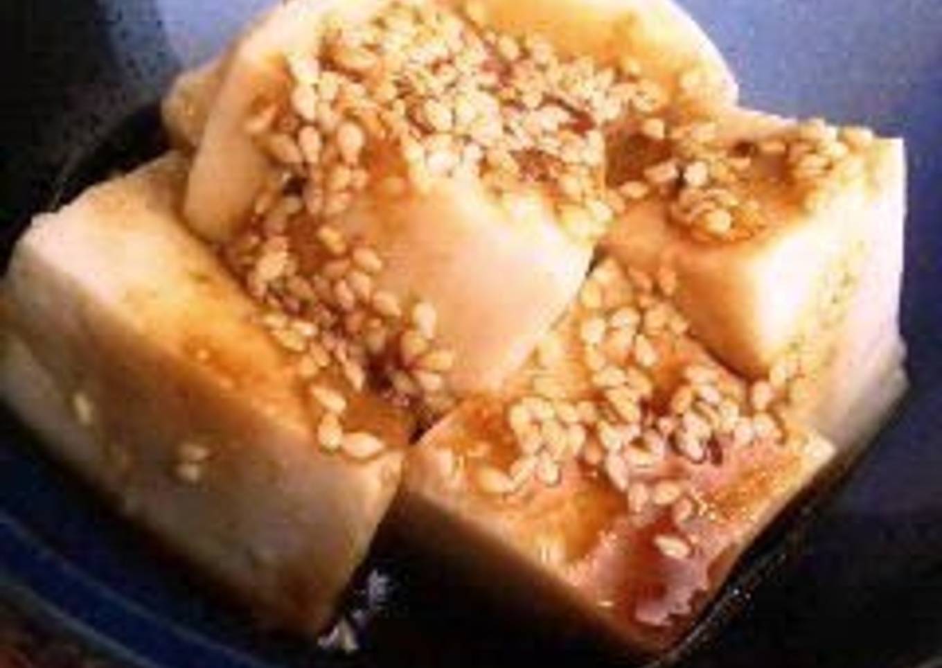Genuine Sesame Tofu with Yuzu Pepper Paste