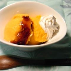 A picture of Easy Kabocha Pudding with Ready Made Pudding Mix.
