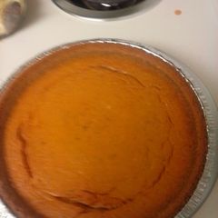 A picture of Golden Pumpkin Pie Recipe.