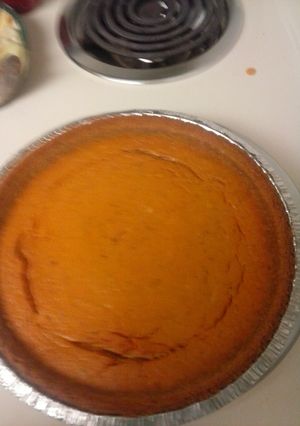 A picture of Golden Pumpkin Pie Recipe.