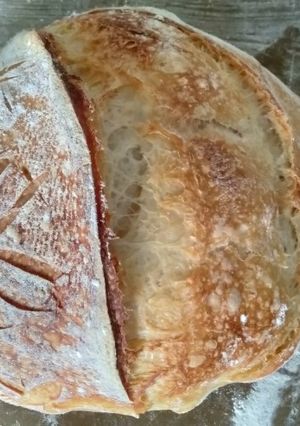 Foto resep Sourdough bread with oven tangkring 85% hydration