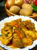 Kari ayam with indian curry powder