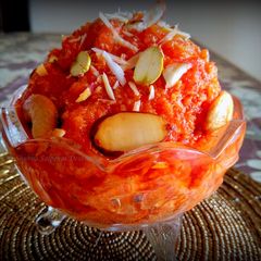 A picture of Gajar Halwa.