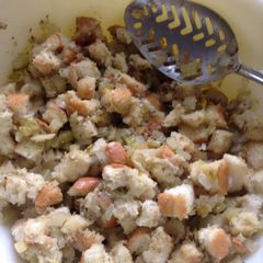 A picture of Grandma's Stuffing.