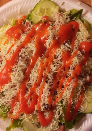 A picture of Sweet N' Spicy Hawaiian Style Salad.