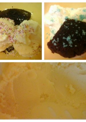 A picture of Vanilla ice cream.
