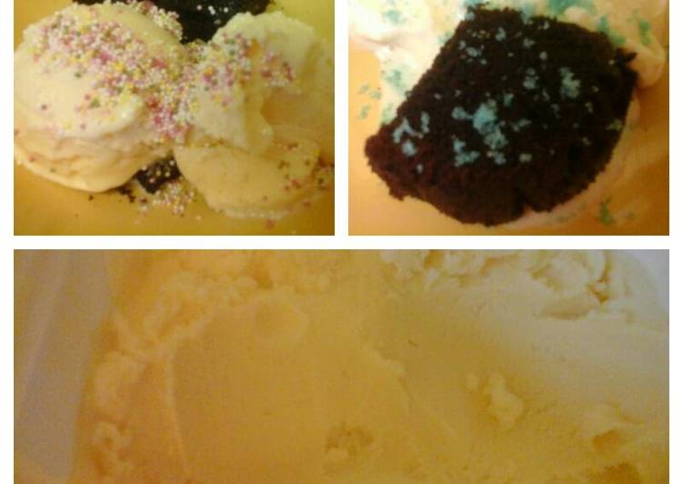 Recipe of Homemade Vanilla ice cream