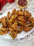 Flat Beans Bhajiye/Pakoras