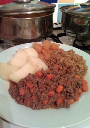 A picture of Vickys Scottish Mince & Tatties, GF DF EF SF NF.