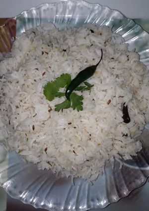 A picture of Cumin Rice.