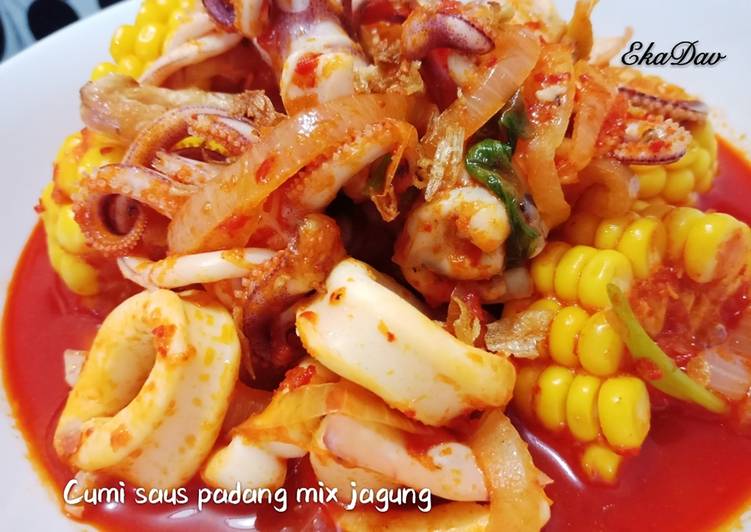 Cara Menyiapkan Mix Seafood Saus Padang, Lezat Sekali
