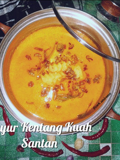 Foto resep Sayur kentang kuah santan