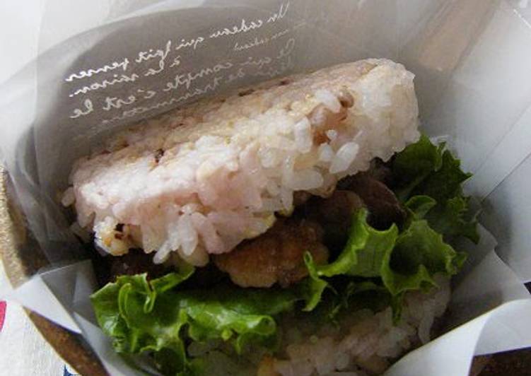 Recipe of Super Quick Homemade Easy to Make at Home! Yakiniku Rice Burger