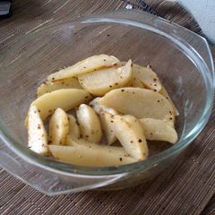 Quick and easy potatoes A picture of Quick and easy potatoes.