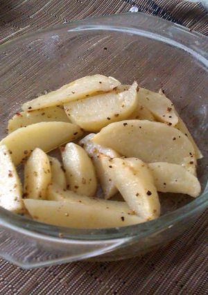 A picture of Quick and easy potatoes.