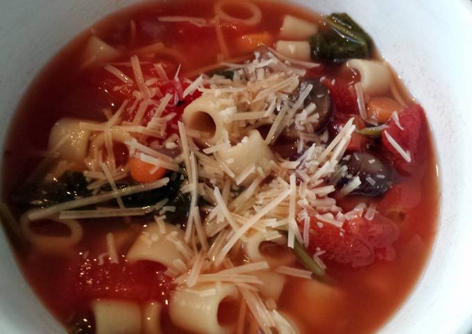Recipe of Homemade Minestrone soup