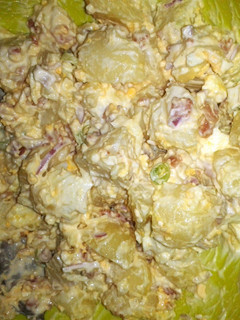 A picture of Potatoe salad.