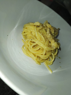 Una foto de Espaguetis carbonara
