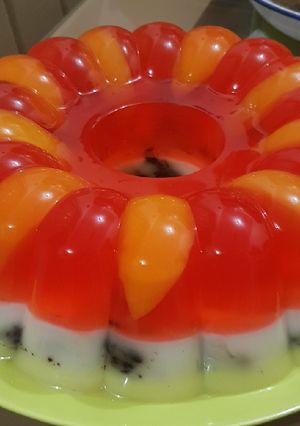 Foto resep Puding Oreo Buah Persik resep oleh Chef Yuliana Liu Dias