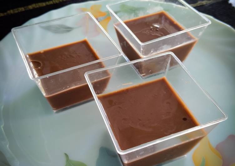 Puding Coklat Susu Lembut