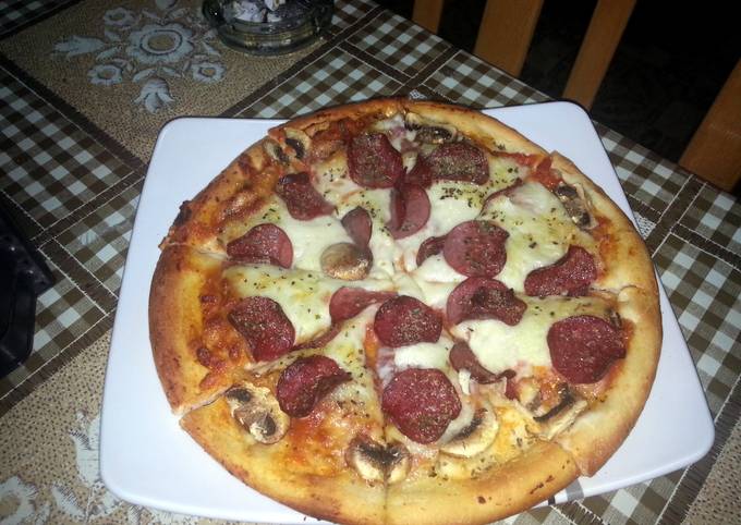 Recipe of Speedy home made pizza from scratch