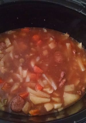 A picture of Corthy's Slow Cooker Beef Stew.