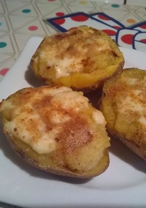 Una foto de Conchas de papas rellenas