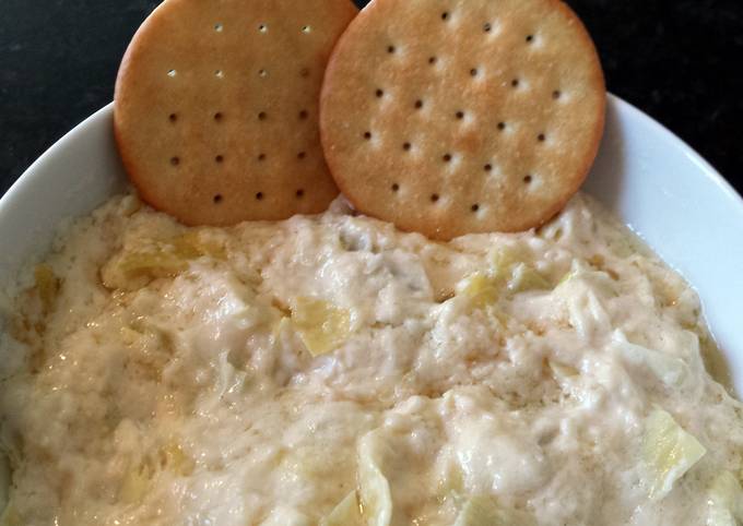 Simple Way to Make Homemade Hot artichoke dip