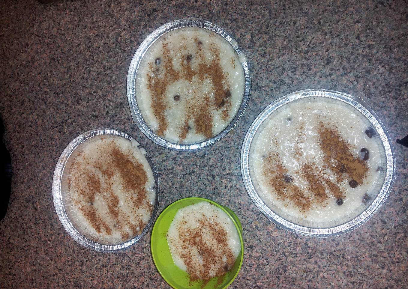 Spanish rice pudding