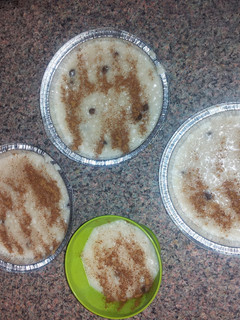 A picture of Spanish rice pudding.