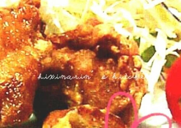Simple Way to Make Perfect My Family&#39;s Special Juicy Chicken Karaage