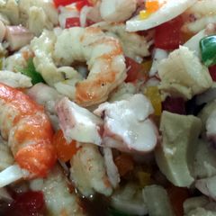 A picture of Elisa's Seafood Salad.