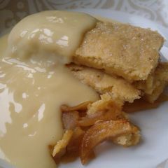 Vickys Eve's Pudding, GF DF EF SF NF A picture of Vickys Eve's Pudding, GF DF EF SF NF.