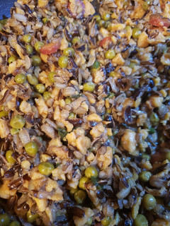 A picture of My version of Fried Rice.