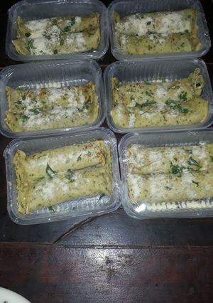 Una foto de Canelones de verdura (zapallitos)