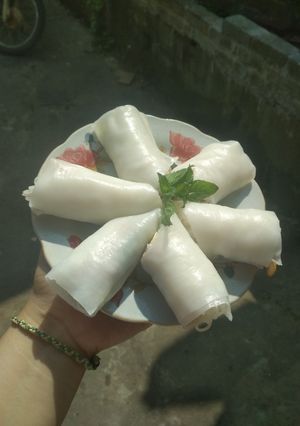 Hình của món Phở cuốn.