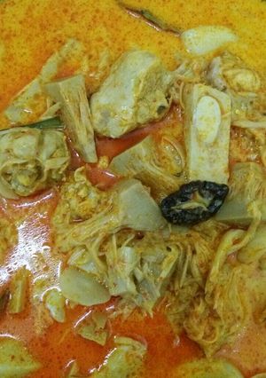 Foto resep Gulai nangka n ayam kampung