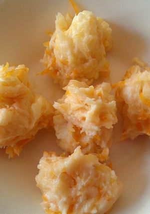 A picture of Lu's orange butter.