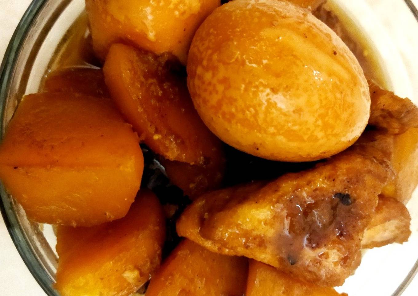 Semur tahu telur kentang