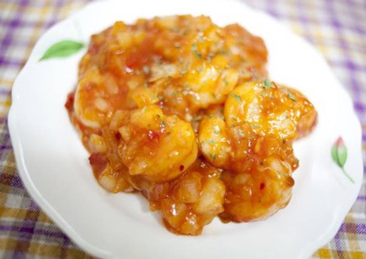 Recipe of Favorite Shrimp Chili with Onions