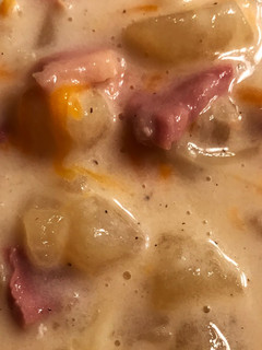 A picture of Potato and Ham Soup.