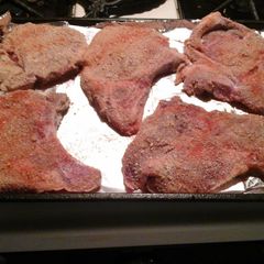 A picture of Baked pork chops.