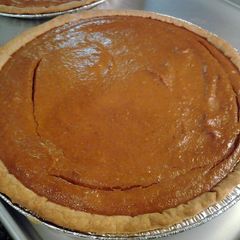 Low fat pumpkin pie A picture of Low fat pumpkin pie.