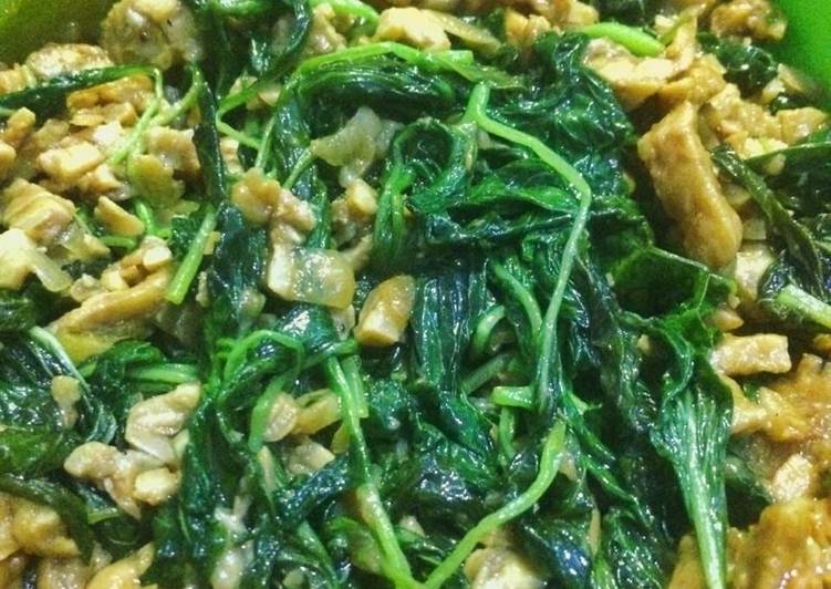 Tumis Tempe Bayam