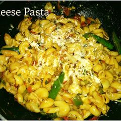 Cheese pasta - South Indian Style A picture of Cheese pasta - South Indian Style.