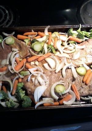 A picture of Vegie ribs.