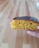 Torta de zanahoria con baño de falso chocolate 🍫 🥕