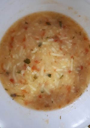 عکسی از دستور سوپ خوشمزه دوقلوهامون..
