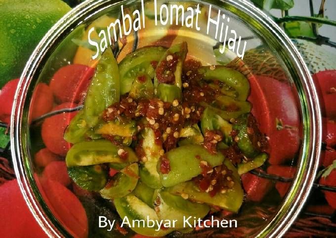 Sambal Tomat Hijau Supel (Super Simpel)